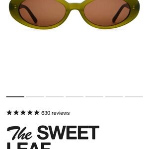 Sweet Leaf Green Sunglasses